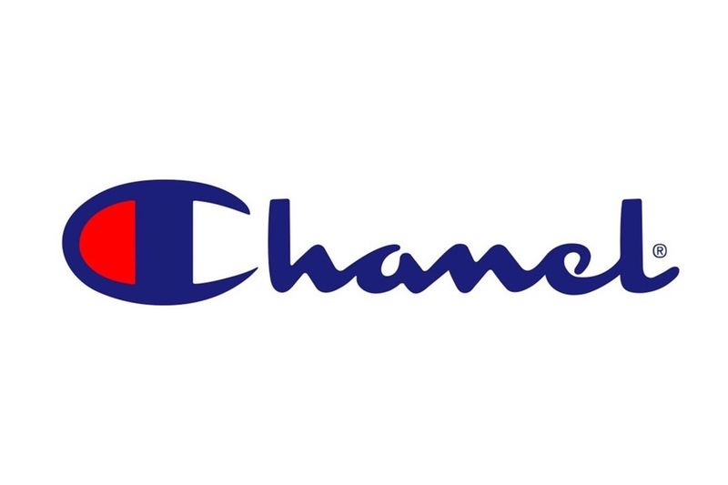 Chanel Champion Logo Mash Up