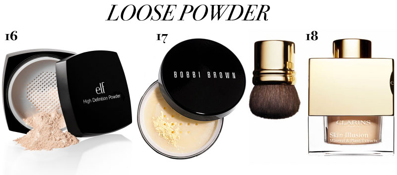 top 3 loose powders