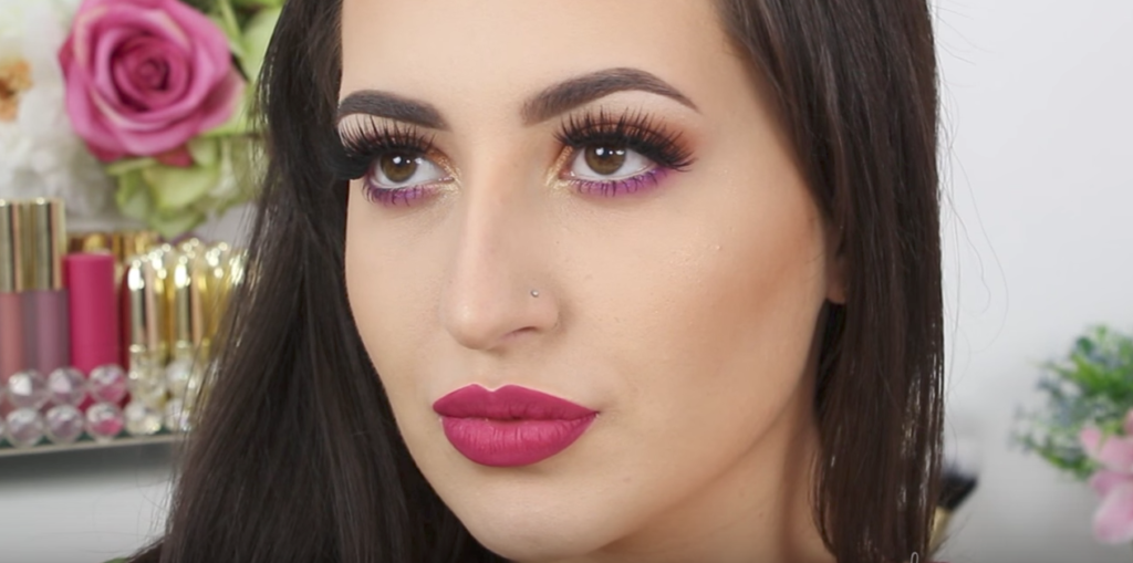 Melissa Samways wearing Peanut Butter and Jelly EyeShadow Collection