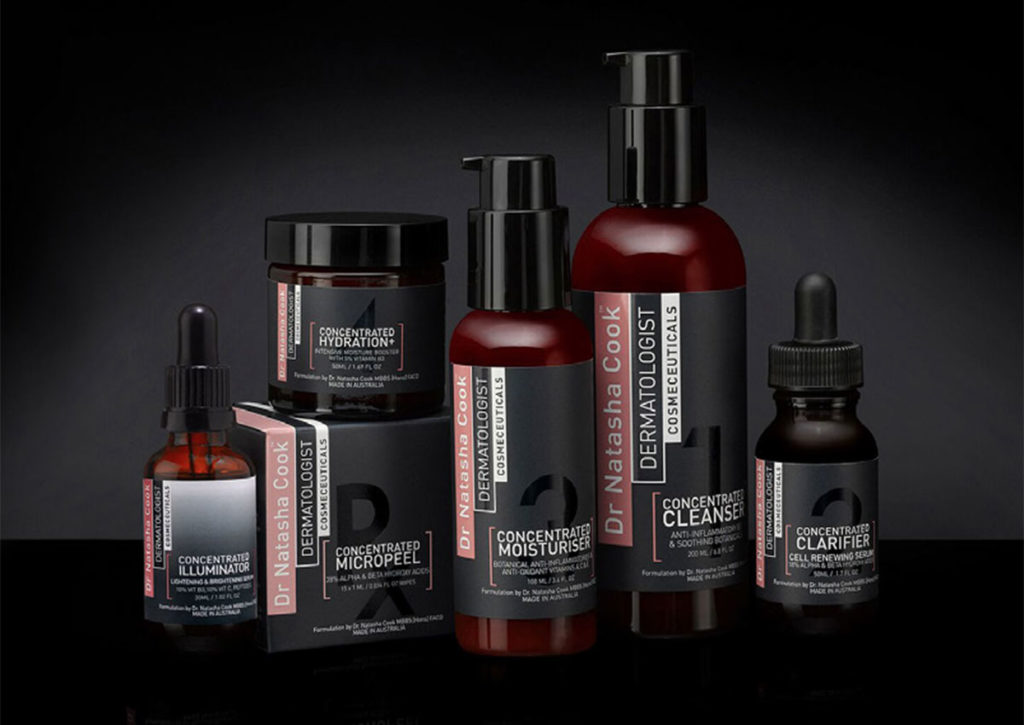 Dr Natasha Cook Dermatologist skin care range