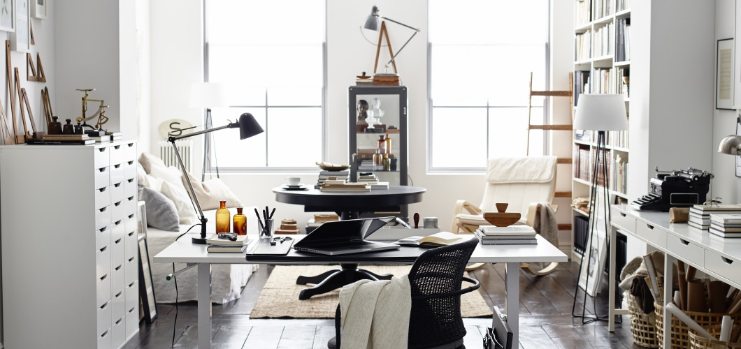 Transform your office with unique, inexpensive statement pieces (image courtesy of Ikea)