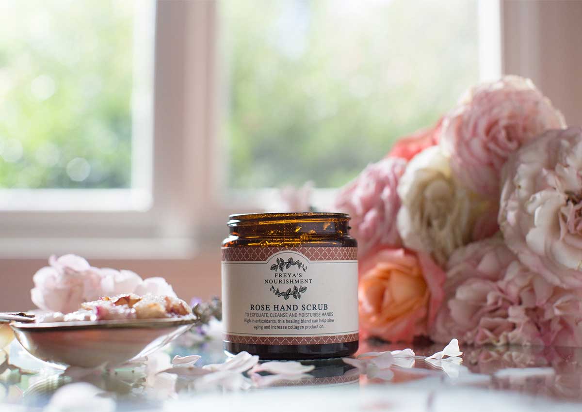 Freya's Nourishment Rose Hand Scrub $32