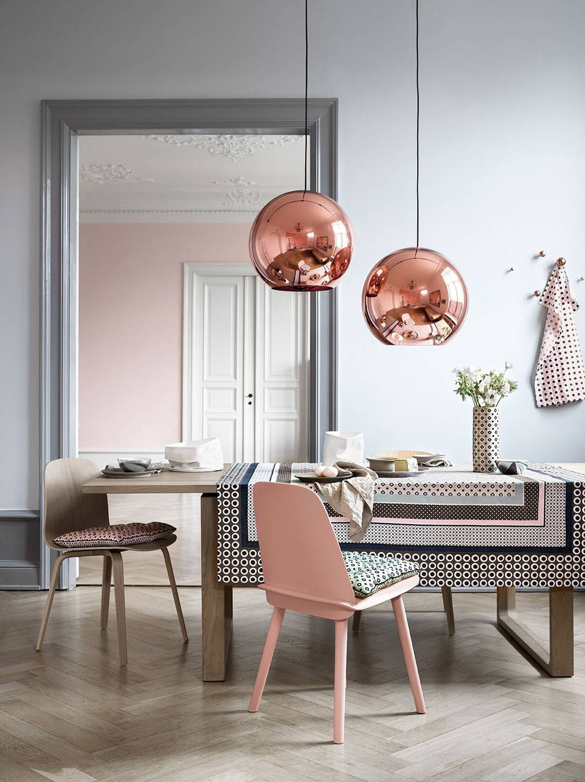 Pink, Grey And Rose Gold Interior Design Ideas For 2018 | Diane ...