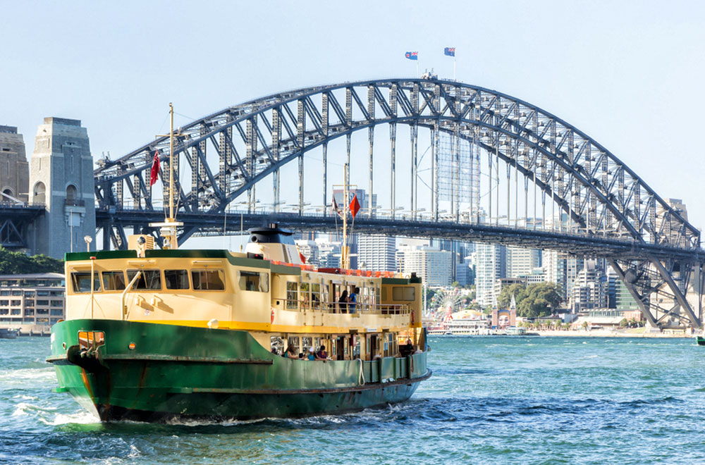 On Sydney's North Shore the ferry, Essential Amenities, is a beautiful way to start the day.