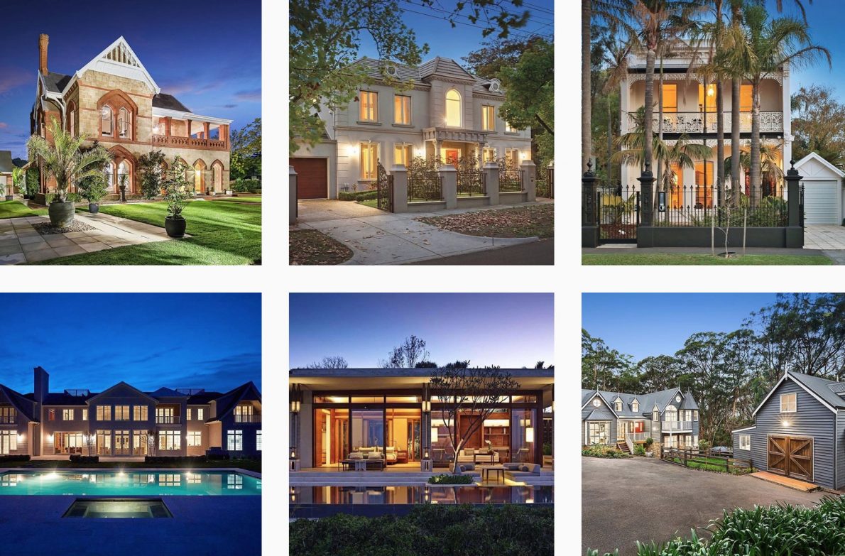 nighttime real estate photography