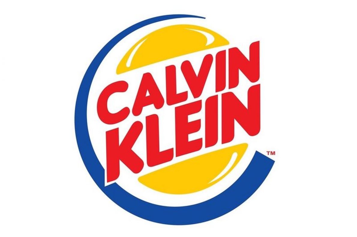 Calvin Klein Burger King Logo Mash Up